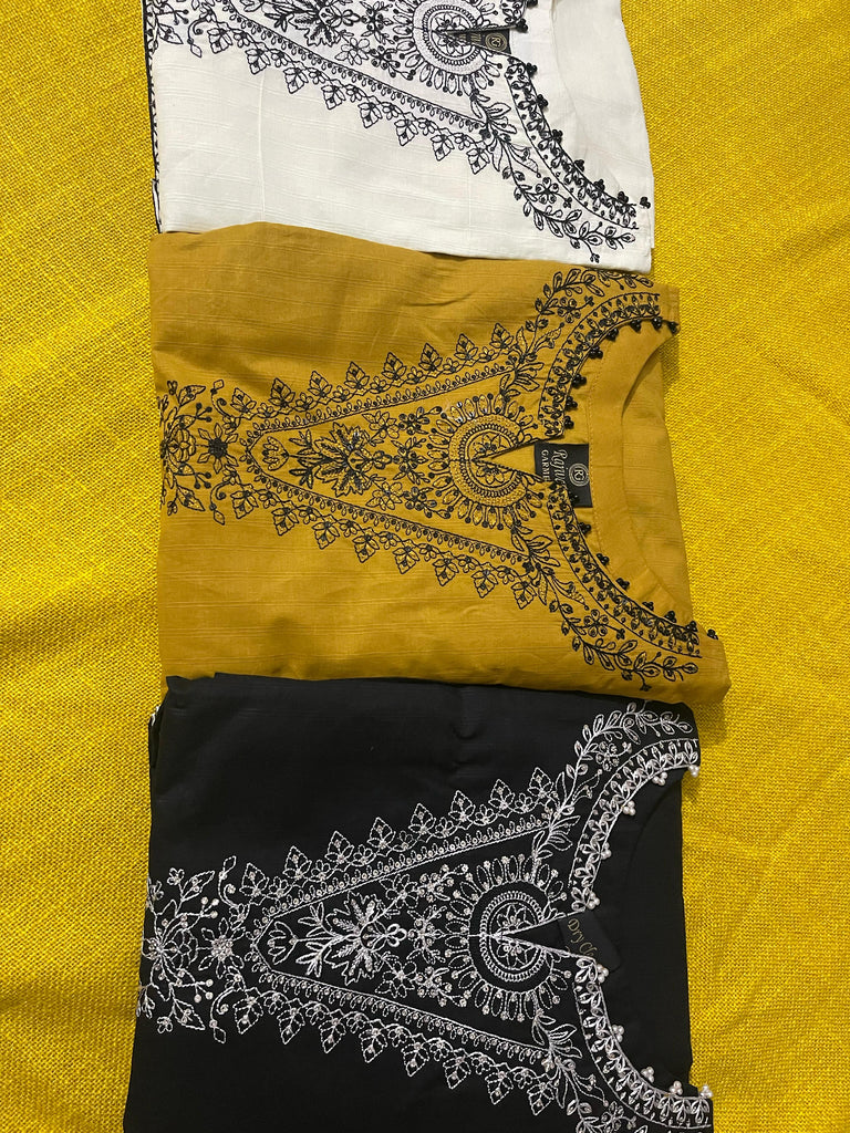 EMBROIDERED WOMEN STITCHED 3PC SUIT