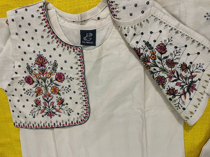 EMBROIDERED WOMEN STITCHED 3PC SUIT