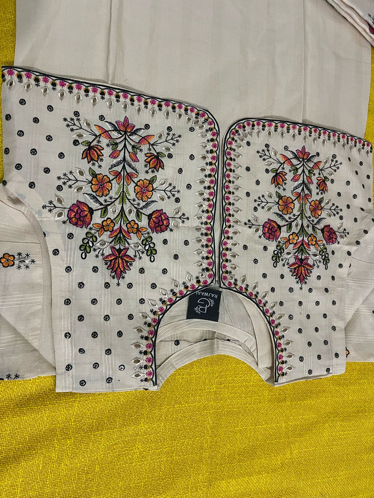 EMBROIDERED WOMEN STITCHED 3PC SUIT