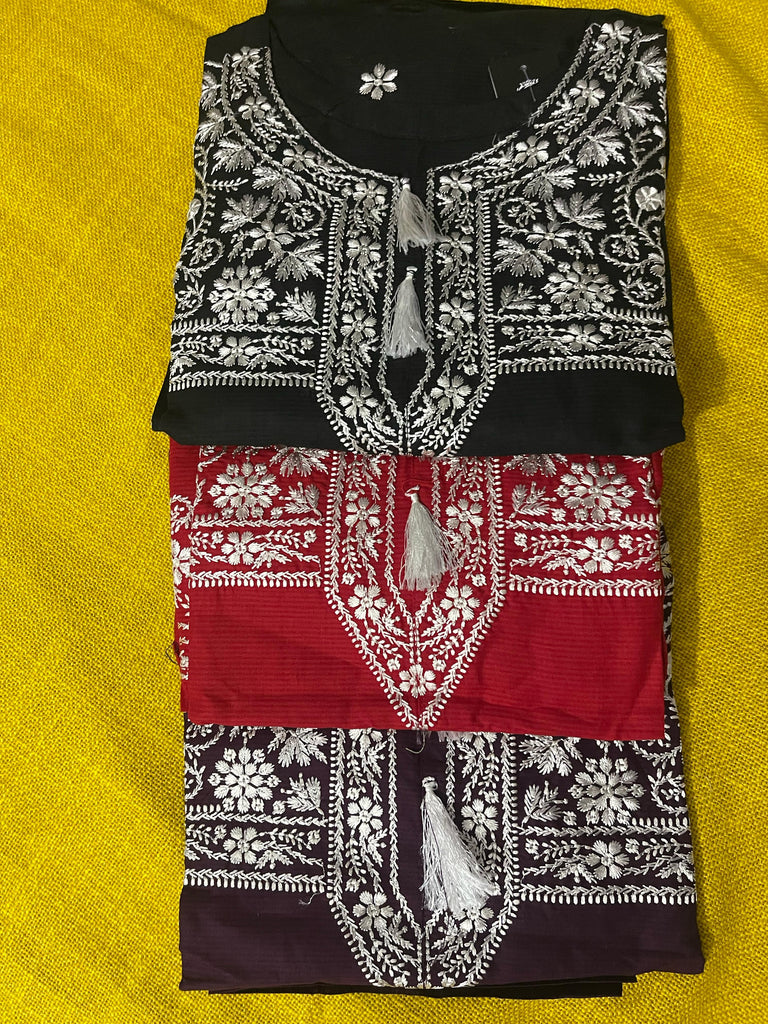 EMBROIDERED WOMEN STITCHED 2PC SUIT