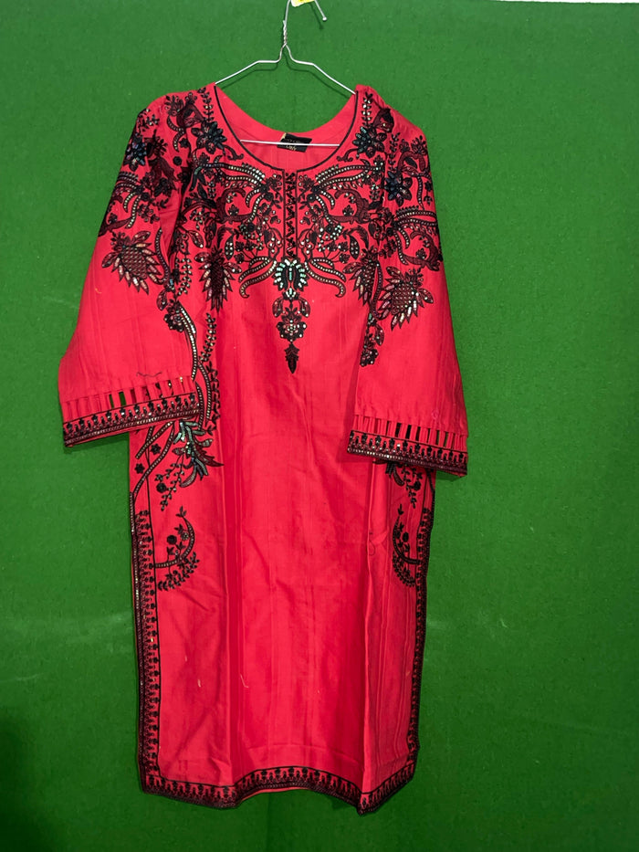 EMBROIDERED WOMEN STITCHED 3PC SUIT